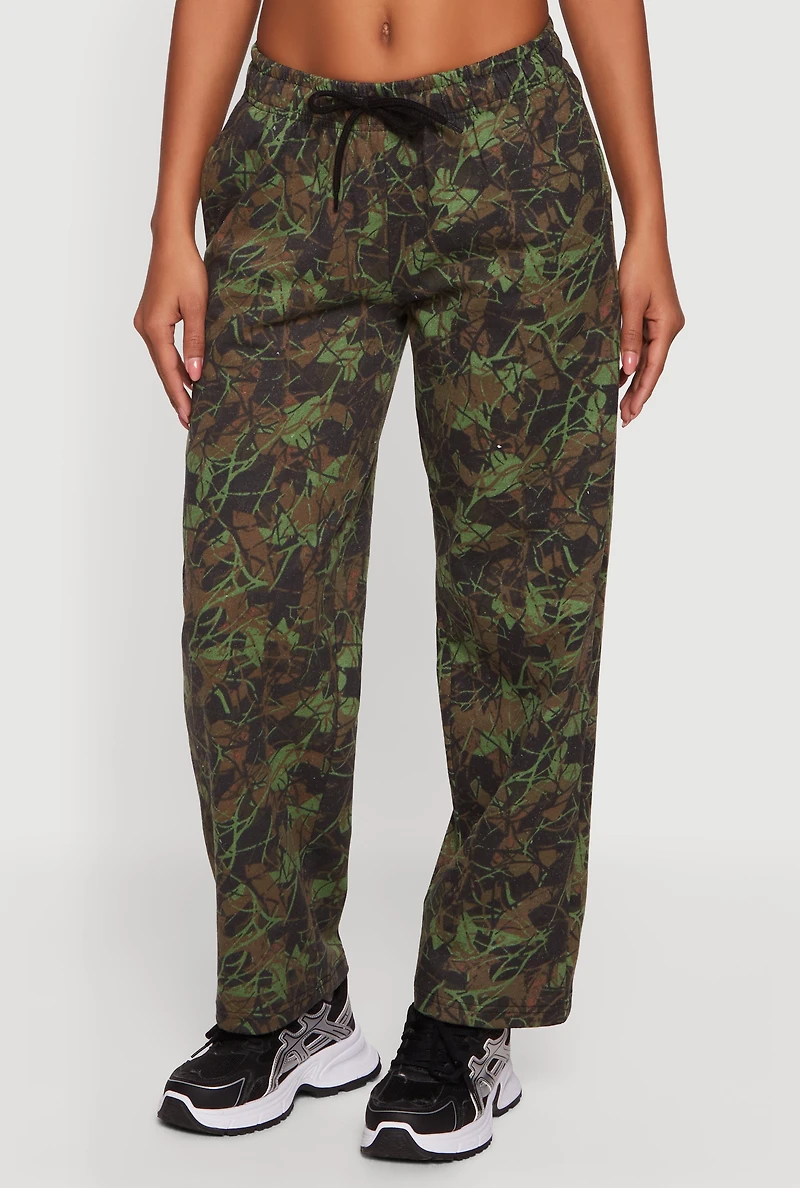 Hunter Camo Drawstring Waist Sweatpants