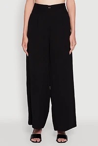 Womens Trendy High Waisted Wide-Leg Palazzo Pants,