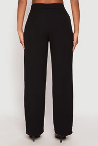 Womens High Waist Wide Leg Dress Pants,