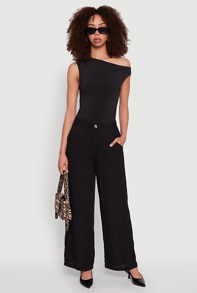 Wide Leg Dress Pants
