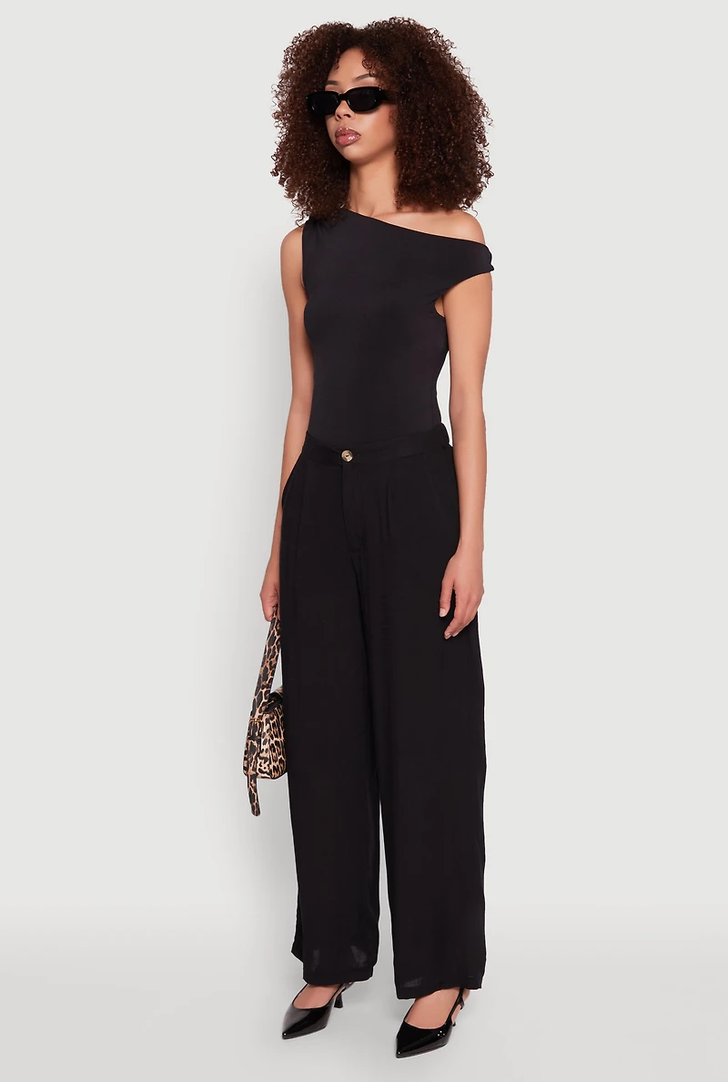 Wide Leg Dress Pants