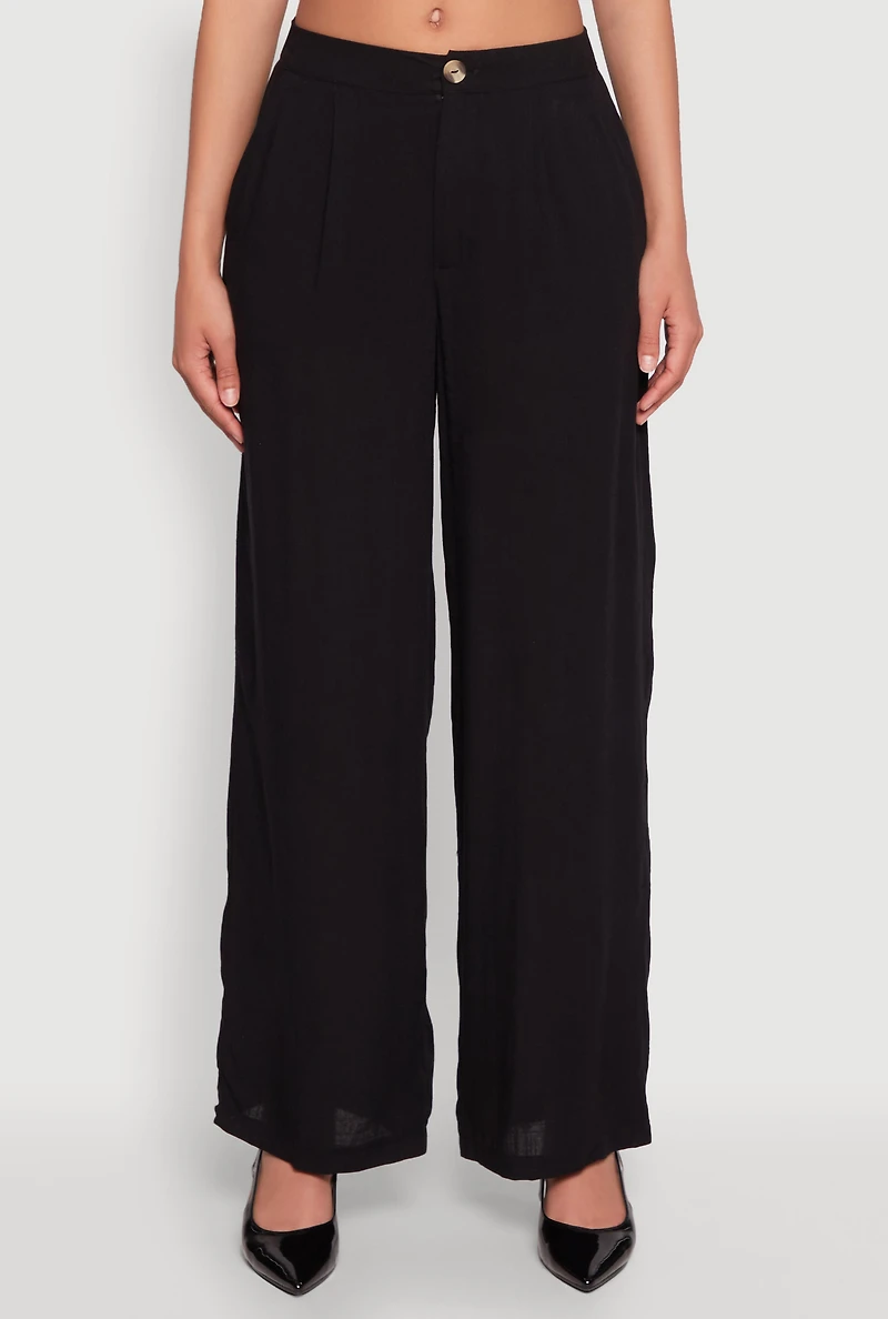 Wide Leg Dress Pants