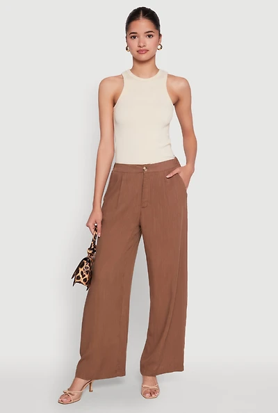 Womens Wide Leg Dress Pants,