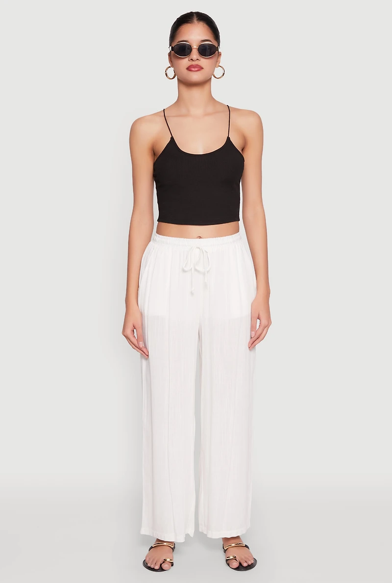 Linen Palazzo Pants