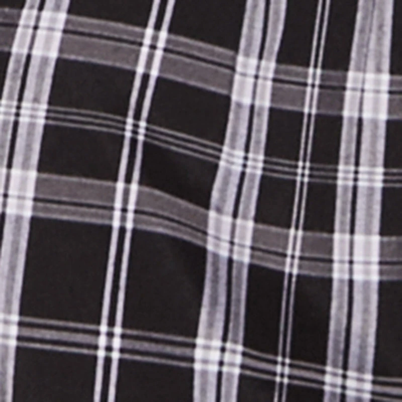 Plaid Wide Leg Pants
