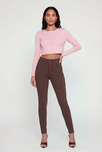 Stretch Twill Skinny Pants