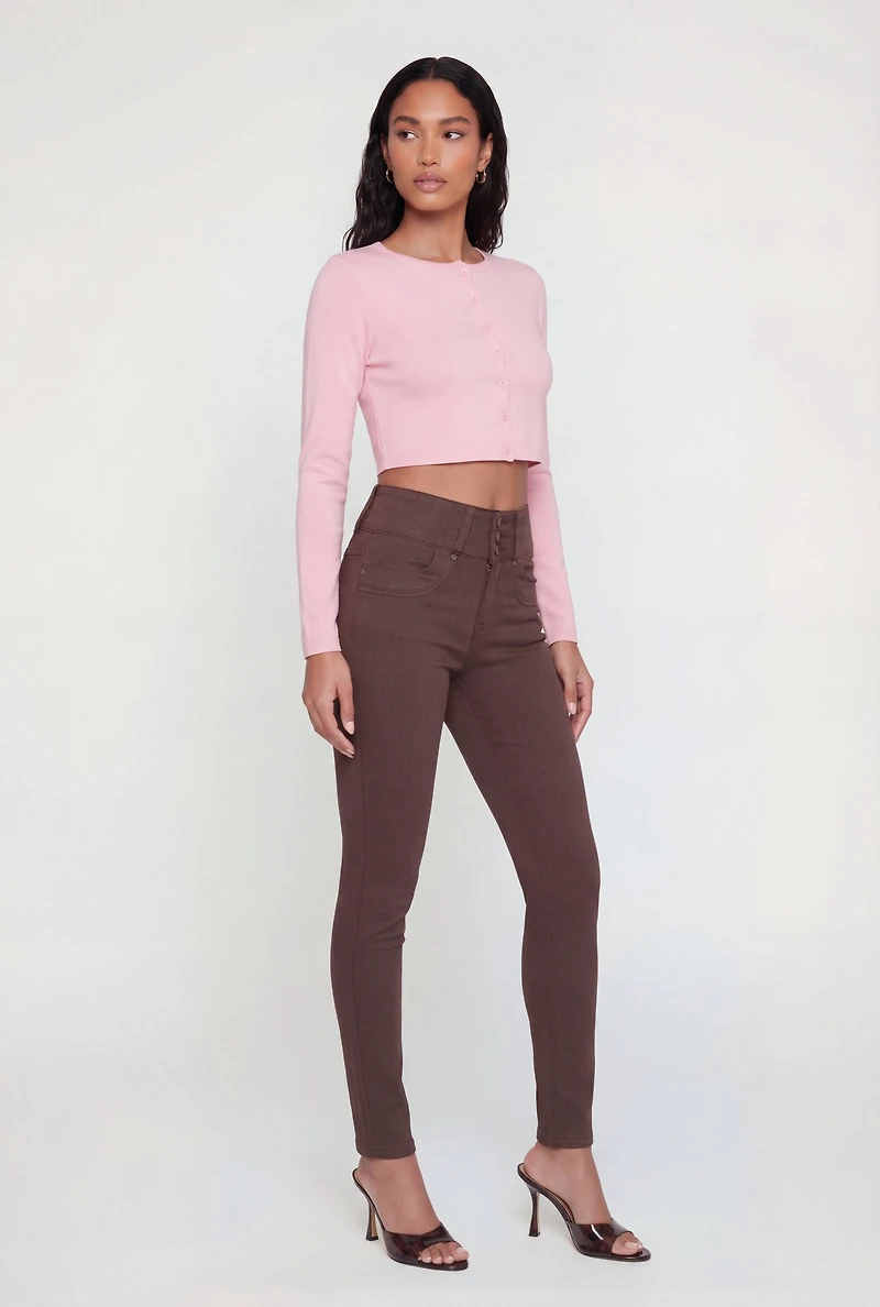 Stretch Twill Skinny Pants
