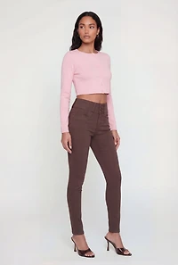 Stretch Twill Skinny Pants