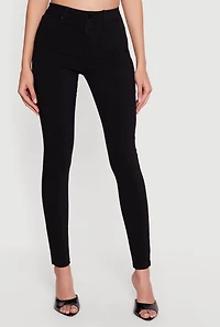 Solid Hyper Stretch Skinny Pants