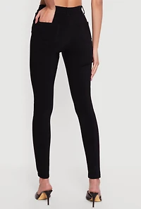 Solid Hyper Stretch Skinny Pants