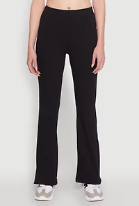Womens High Waisted Flared Yoga Pants,