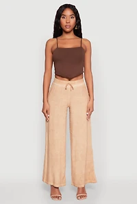 Mineral Wash Palazzo Pants