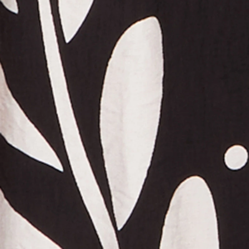 Floral Print Crepe Knit High Waisted Pull On Pants