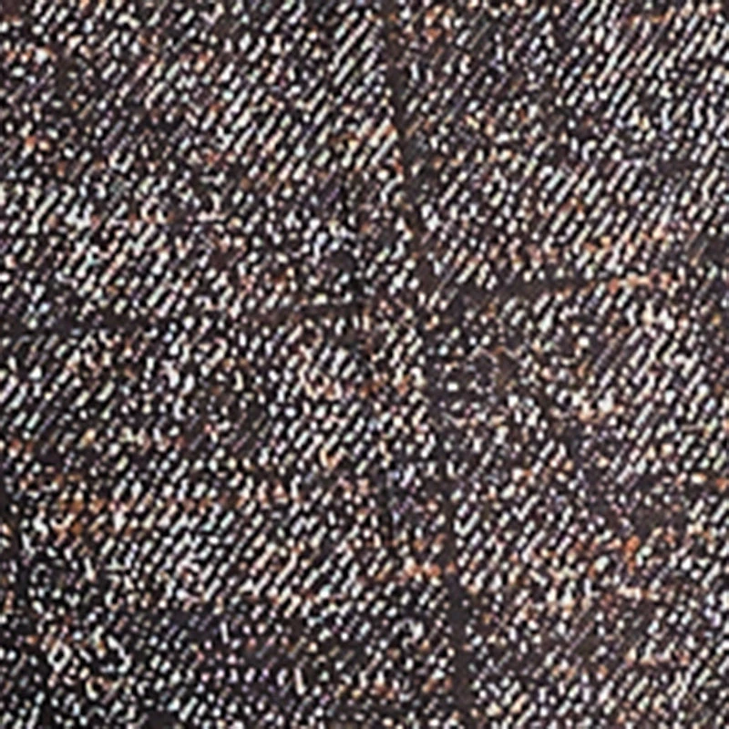 Plaid Pintuck Detail Dress Pants