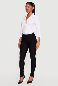 Ponte Skinny Leg Dress Pants