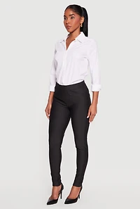 Ponte Skinny Leg Dress Pants