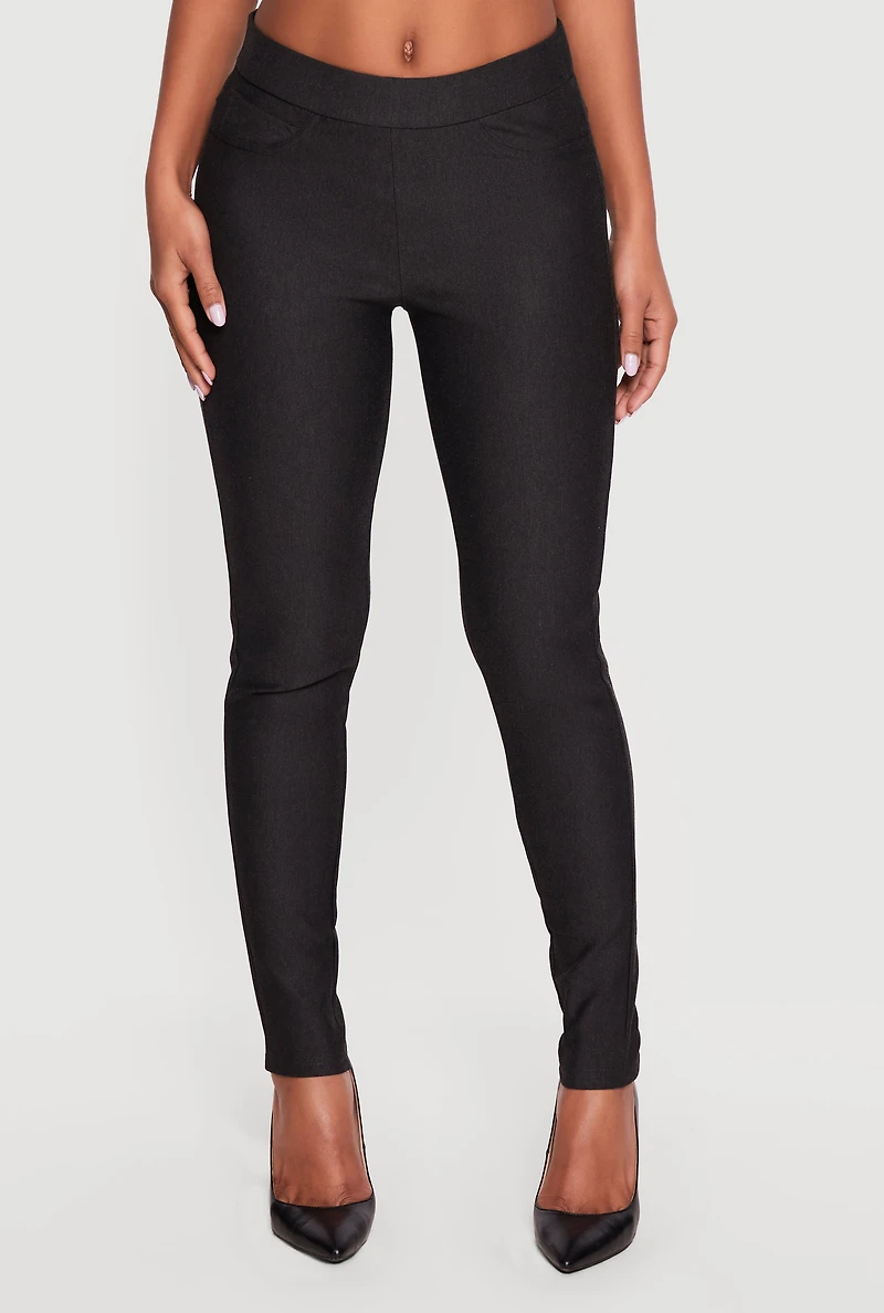 Ponte Skinny Leg Dress Pants