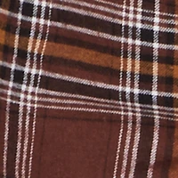 Flannel High Waisted Wide Leg Pants