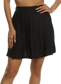 High Waisted Pleated Skirt