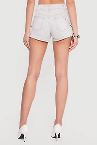 VIP Mineral Wash Denim Cargo Shorts