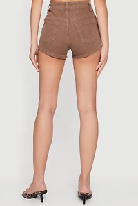 VIP Denim Grommet Strap Detail Cargo Shorts