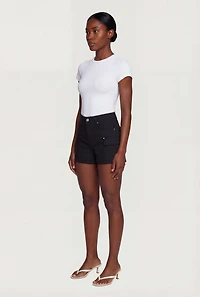 WAX Solid Twill Cargo Shorts
