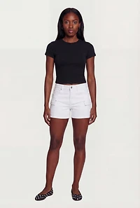 WAX Solid Twill Cargo Shorts