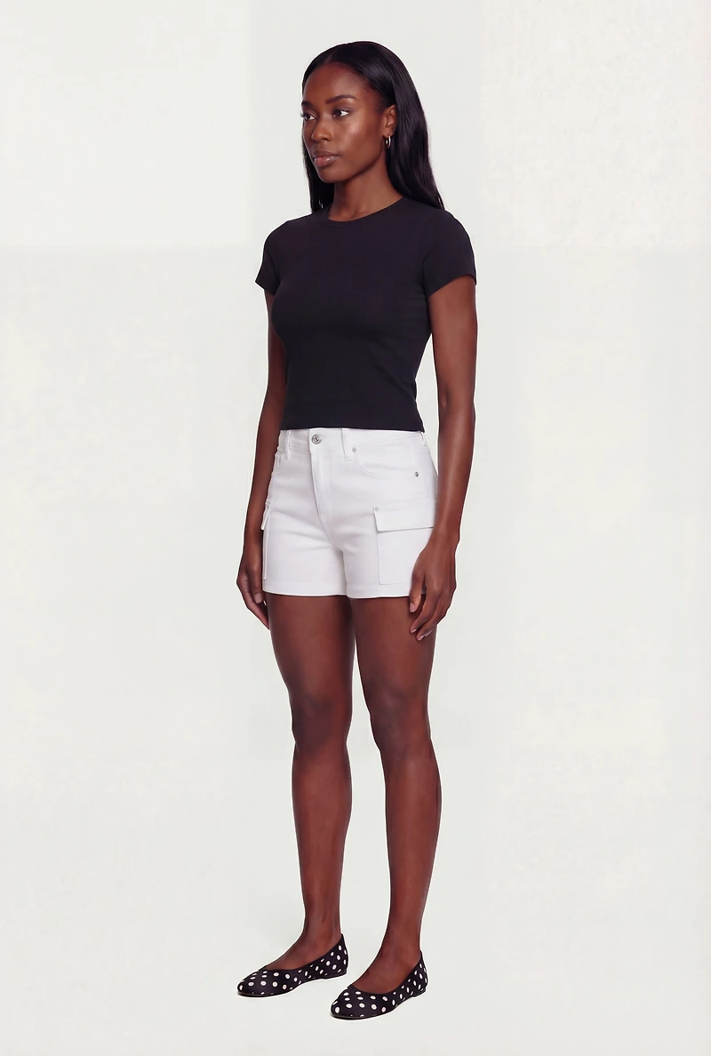 WAX Solid Twill Cargo Shorts