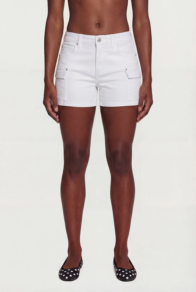 WAX Solid Twill Cargo Shorts