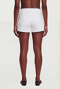 WAX Solid Twill Cargo Shorts