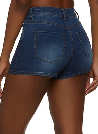 WAX High Waist Denim Shorts