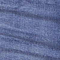 Whiskered Fixed Cuff Denim Shorts