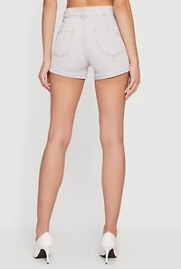 VIP Acid Wash Asymmetrical Denim Skort