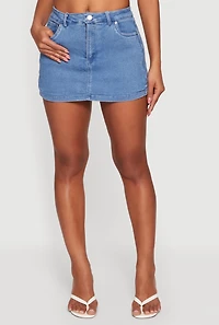 Denim Mini Skort