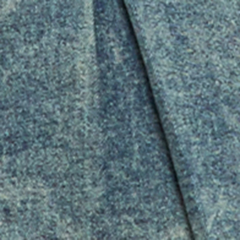 Cowboy Belted Mid Rise Acid Wash Pleated Skort