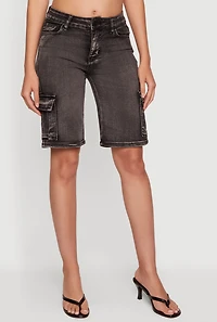 VIP Denim Bermuda Cargo Shorts