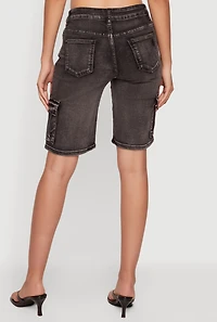 VIP Denim Bermuda Cargo Shorts