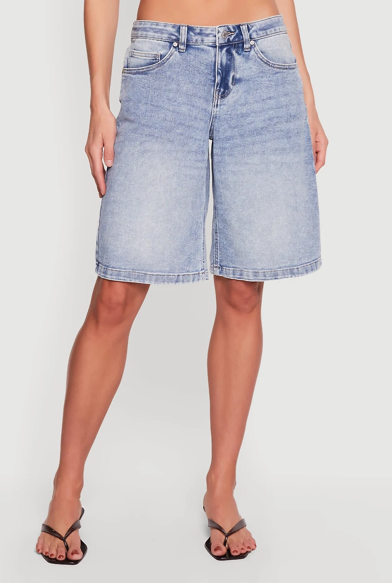 Almost Famous Denim Bermuda Shorts