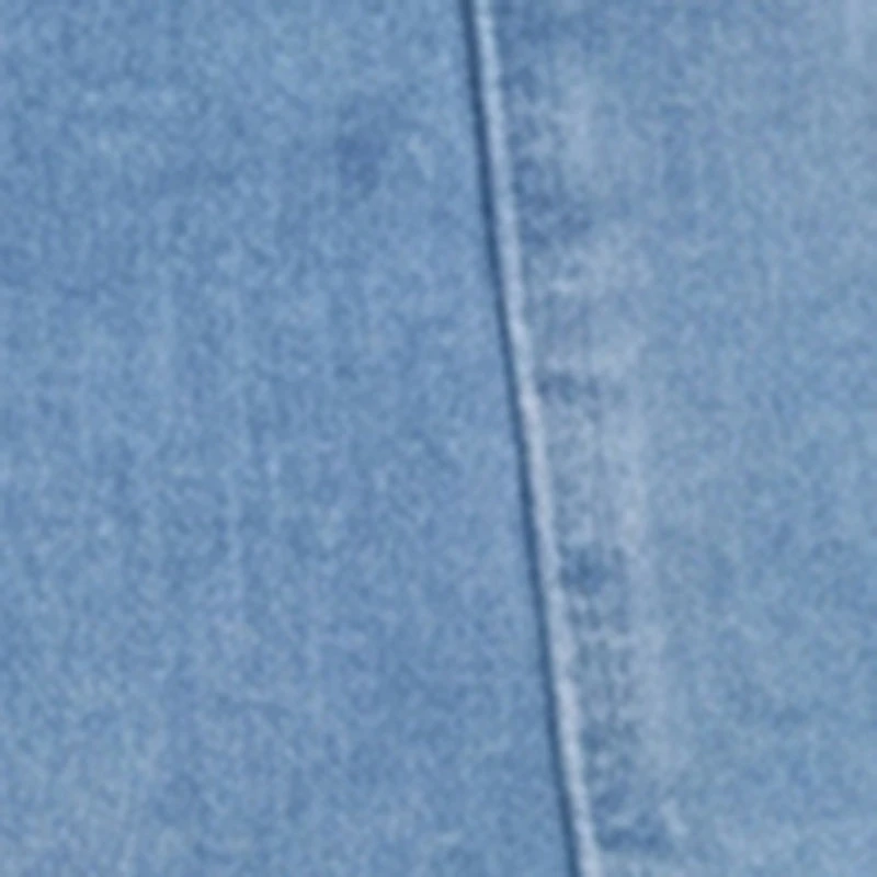 Denim Square Neck Button Front Vest