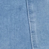 Denim Square Neck Button Front Vest