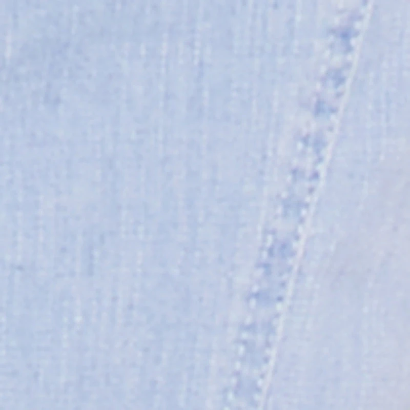 Zip Front Strapless Denim Dress with Belt