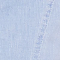 Zip Front Strapless Denim Dress with Belt