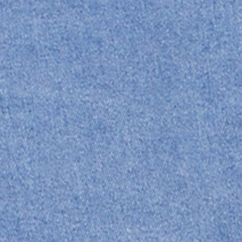 Denim Faux Wrap Front Detail Mini Dress