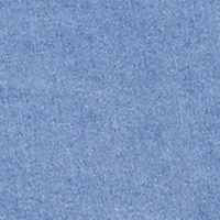 Denim Faux Wrap Front Detail Mini Dress