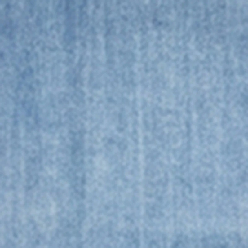 Denim Layered Look Collared Side Zip Top