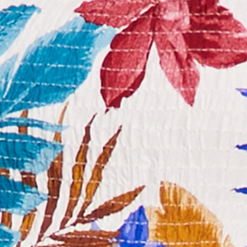 Floral Puff Sleeve Square Neck Tiered Maxi Dress