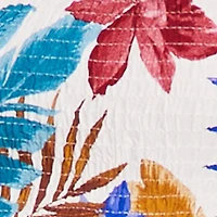 Floral Puff Sleeve Square Neck Tiered Maxi Dress