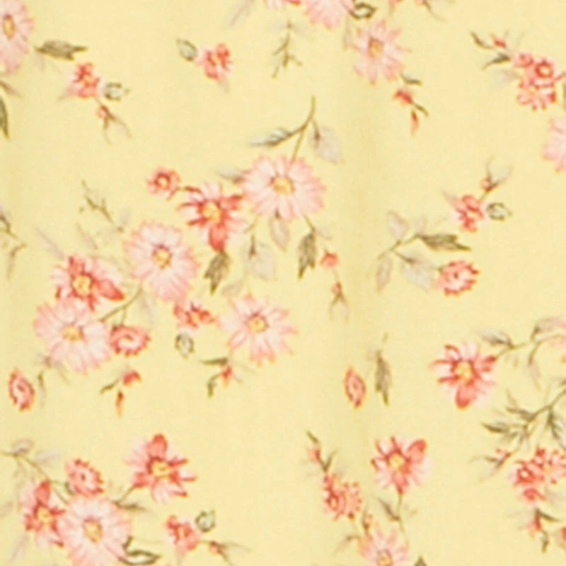 Floral Double Slit Midi Dress