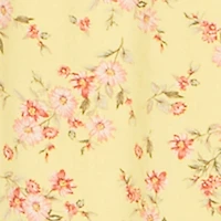 Floral Double Slit Midi Dress