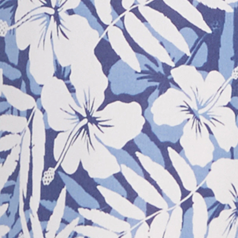 Tropical Floral Print Empire Waist Maxi Dress